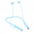Headphones Neckband 18H Ultra Long Playtime Headset In Ear Neckband Earphones For Phone Call Music Sports black