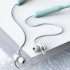 Headphones Sport Wireless Earbuds With 25 30Hrs Playtime Wireless Neckband IPX4 Waterproof Level For Gym Sport Workout blue  boxed 