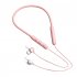 Headphones Sport Wireless Earbuds With 25 30Hrs Playtime Wireless Neckband IPX4 Waterproof Level For Gym Sport Workout pink  boxed 
