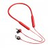 Headphones Sport Wireless Earbuds With 25 30Hrs Playtime Wireless Neckband IPX4 Waterproof Level For Gym Sport Workout red  boxed 