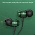Headphones Wired Built in Call Control Clear Audio In Ear Earbuds For Most 3 5mm Plug Devices Green 3 5MM