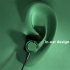 Headphones Wired Built in Call Control Clear Audio In Ear Earbuds For Most 3 5mm Plug Devices Green 3 5MM