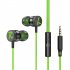 Headphones Wired In Ear Earbud Heavy Bass High Sound Quality Earphones For Cell Phone Android Phones IPad MP3 Most 3 5mm Jack black