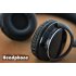 Headphones with built in MP3 player  this awesome high tech audio device is a combination of a comfortable over the ear headphone  a MP3 player  and a FM radio