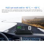 Heads Up Display unit connects to your vehicles OBDII and puts all the important information on your windshield where it s easy to read