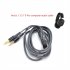 Headset Cable Replacement Audio Sound Card Connecting Cable Compatible For Steelseries Arctis 1 3 5 7 9 Pro black 1 5M computer audio Line 22B62