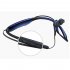 Headset In ear 5 0 Long Standby Sports Bluetooth compatible  Headset With Hd Mic Blue