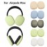 Headset Protective Shell Compatible for Airpods Max Earpad Case Silicone Headphones Cover white