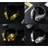 Headset Wired Earphone Gaming Headset USB Luminous Gamer Stereo Headphone Folding Headset yellow