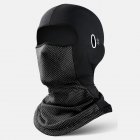 Headwear Balaclava Face Mask UV Protection Windproof Hood Neck Warmer Breathable Lightweight Full Head Mask Helmet Lining For Men Women Cycling black One size fits all
