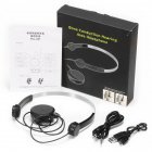 Hearing Aid Bone Conduction Headphones Headset Elderly <span style='color:#F7840C'>Earphones</span> for Hearing Difficulties black