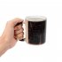 Heat Sensitive Math Mug Color Changing Coffee Mug Featuring Famous Mathematical Formulas For Math Teacher Student black 301 400ml
