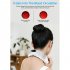 Heated Cervical Vertebra Massager Physiotherapy Shoulder Neck Massager Electromagnetic Pulse Device English battery