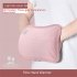 Heated Hand Muff Explosion Proof Adjustable Temperature USB Rechargeable Machine Washable Electric Heated Gloves Hand Warmers gray