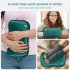 Heated Hand Muff Explosion Proof Adjustable Temperature USB Rechargeable Machine Washable Electric Heated Gloves Hand Warmers gray