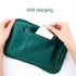 Heated Hand Muff Explosion Proof Adjustable Temperature USB Rechargeable Machine Washable Electric Heated Gloves Hand Warmers gray