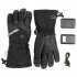 Heated Motorcycle Gloves For Men Women 5000MAH Rechargeable Lithium Battery 3 Level Temperature Control Touchscreen Heating Gloves A4 black M