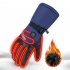 Heated Motorcycle Gloves For Men Women 5000MAH Rechargeable Lithium Battery 3 Level Temperature Control Touchscreen Heating Gloves A4 blue M