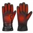Heated Motorcycle Gloves For Men Women 3 7V 2500MAH Rechargeable Battery 3 Levels Electric Heating Gloves For Outdoor Activities black One size fits all