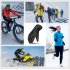 Heated Motorcycle Gloves For Men Women 3 7V 2500MAH Rechargeable Battery 3 Levels Electric Heating Gloves For Outdoor Activities black One size fits all