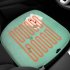 Heated Seat Cushion Pad Comfortable Seat Protector Cartoon Plush Heating Square Cushion USB Powered Black