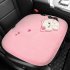 Heated Seat Cushion Pad Comfortable Seat Protector Cartoon Plush Heating Square Cushion USB Powered Black