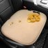 Heated Seat Cushion Pad Comfortable Seat Protector Cartoon Plush Heating Square Cushion USB Powered Pink
