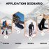 Heated Socks For Men Rechargeable Electric Battery Heated Stockings  Unisex Thermal Insulated Socks Breathable Rechargeable Heated Socks Soft For Camping Fishin