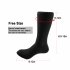 Heated Socks For Men Women Battery Operated Washable Electric Heated Socks Feet Warmer For Winter Hiking Camping Fishing black