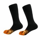 Heated Socks For Men Women Battery Operated Washable Electric Heated Socks Feet Warmer For Winter Hiking Camping Fishing black