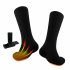 Heated Socks For Men Women Battery Operated Washable Electric Heated Socks Feet Warmer For Winter Hiking Camping Fishing black