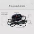 Heating  Rod Low Water Level Mini Short Heater Automatic Electricheating Rods Fish Bowl Digital Temperature Controller For Tortoise 50w