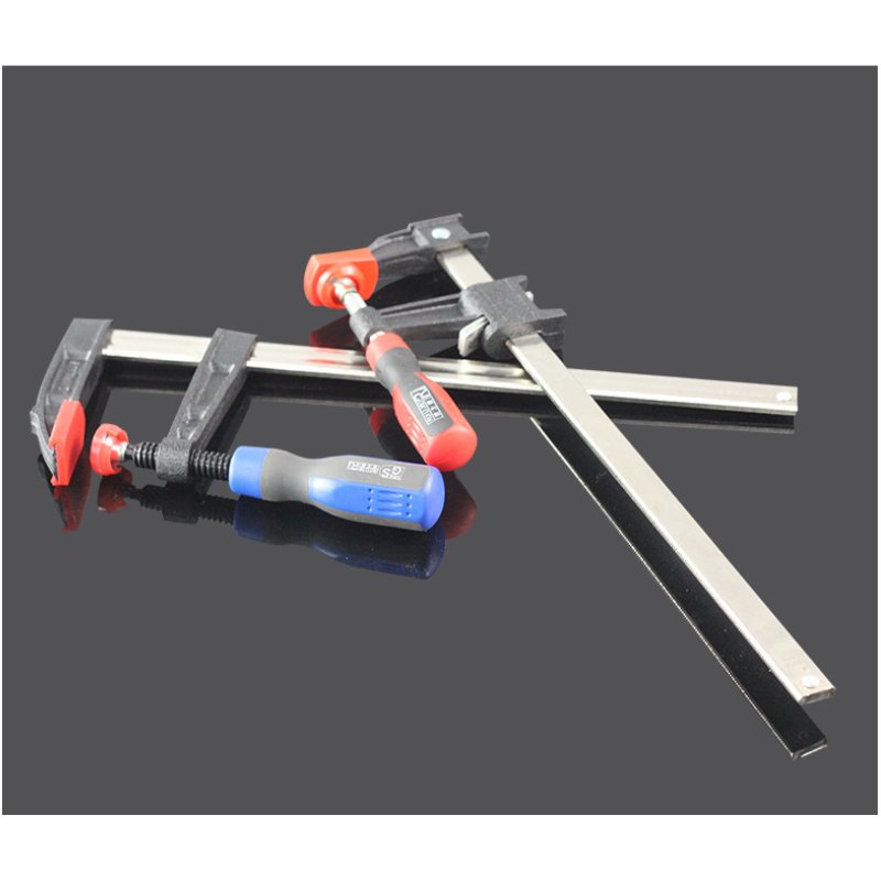 Heavy Duty F-Clamp with Non-Slip Handle Woodworking G-Clamp 5 * 10cm