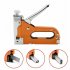 Heavy Duty Stapler 3 In 1 Stapler With 600 Nails Stainless Steel Metal Carpentry Hand Tool Manual Stapler For DIY Decoration Wood Wall Furniture Carpentry Fabri