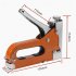 Heavy Duty Stapler 3 In 1 Stapler With 600 Nails Stainless Steel Metal Carpentry Hand Tool Manual Stapler For DIY Decoration Wood Wall Furniture Carpentry Fabri