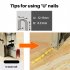 Heavy Duty Stapler 3 In 1 Stapler With 600 Nails Stainless Steel Metal Carpentry Hand Tool Manual Stapler For DIY Decoration Wood Wall Furniture Carpentry Fabri