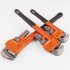 Heavy Duty Straight Pipe Wrench 8in 10in 12in 14in Plumbing Wrenches Universal Adjustable Pipe Clamp Pliers Plumber Spanner Tool 14 inch heavy duty pipe wrench