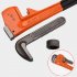 Heavy Duty Straight Pipe Wrench 8 inch Plumbing Wrenches Universal Adjustable Pipe Clamp Pliers