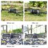 Height increasing Tripod Folding Landing Gear Shock absorbing Bracket Spare Parts Compatible For Sjrc F11s dark gray EWB9164