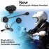Helmet Headphone Bluetooth Motorcycle Headset 4 1 EDR CSR8635 Bluetooth Intercom Motor Bike Earphone black