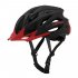 Helmet  With  Sunglasses For Road Bike MTB Outdoor Sports Riding Eps Safety Helmet Black red l