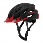Helmet  With  Sunglasses For Road Bike MTB Outdoor Sports Riding Eps Safety Helmet Black red_m