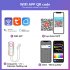 Hexagon LED Lights Wall Lamp With Remote Control Microphone Mode APP Smart Modular Color changing Ambient Night Light For Bedroom Game Room 3 pack