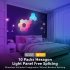 Hexagon LED Lights Wall Lamp With Remote Control Microphone Mode APP Smart Modular Color changing Ambient Night Light For Bedroom Game Room 3 pack