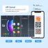 Hexagon LED Lights Wall Lamp With Remote Control Microphone Mode APP Smart Modular Color changing Ambient Night Light For Bedroom Game Room 3 pack
