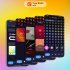 Hexagon LED Lights Wall Lamp With Remote Control Microphone Mode APP Smart Modular Color changing Ambient Night Light For Bedroom Game Room 3 pack