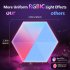 Hexagon LED Lights Wall Lamp With Remote Control Microphone Mode APP Smart Modular Color changing Ambient Night Light For Bedroom Game Room 3 pack