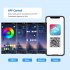 Hexagon LED Lights Wall Lamp With Remote Control Microphone Mode APP Smart Modular Color changing Ambient Night Light For Bedroom Game Room 3 pack