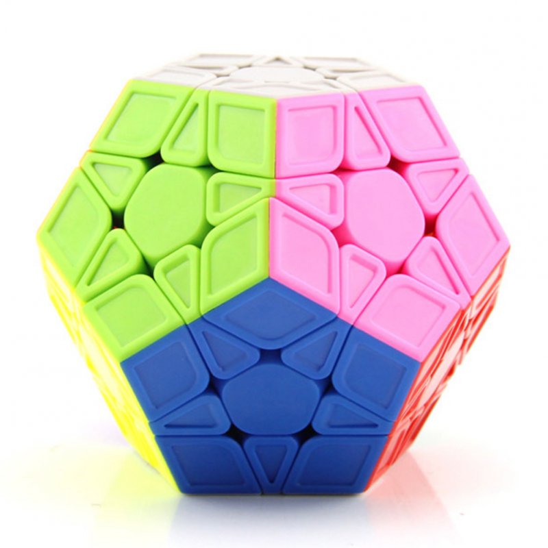 Colorful Magic Dodecahedron Speed Cube Fast Smooth Turning Abnormity Cube Educational Toy For Children Kids 