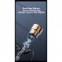Hi fi Wired Headphones With Mic Noise Cancelling Dynamic In ear Earbuds Bass Music Headset For Sports Fitness black 1 2 meters